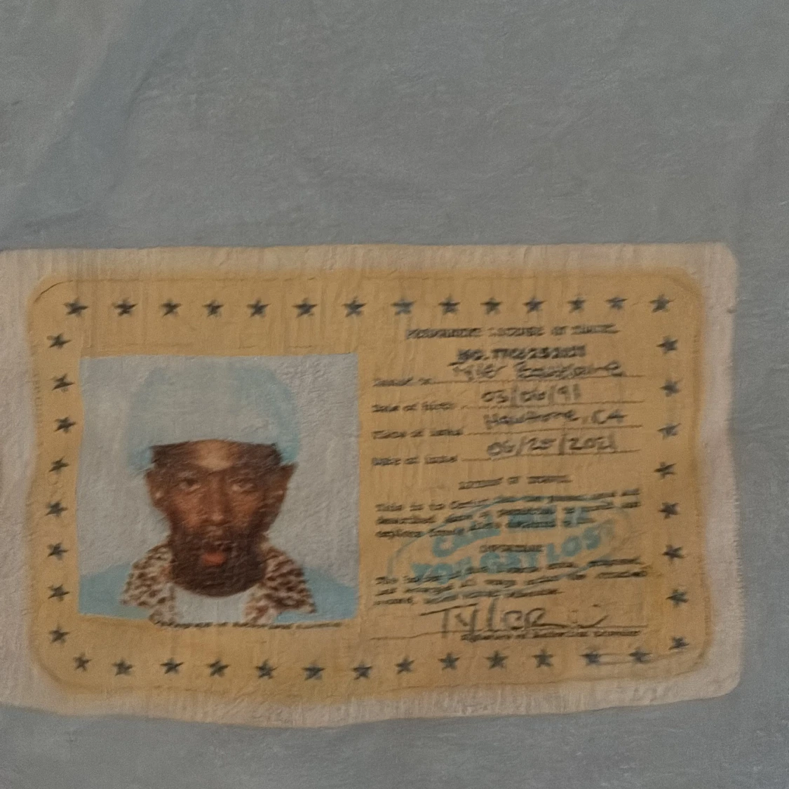 Ljusblå t-shirt Call Me If You Get Lost konsert tröja  - 1