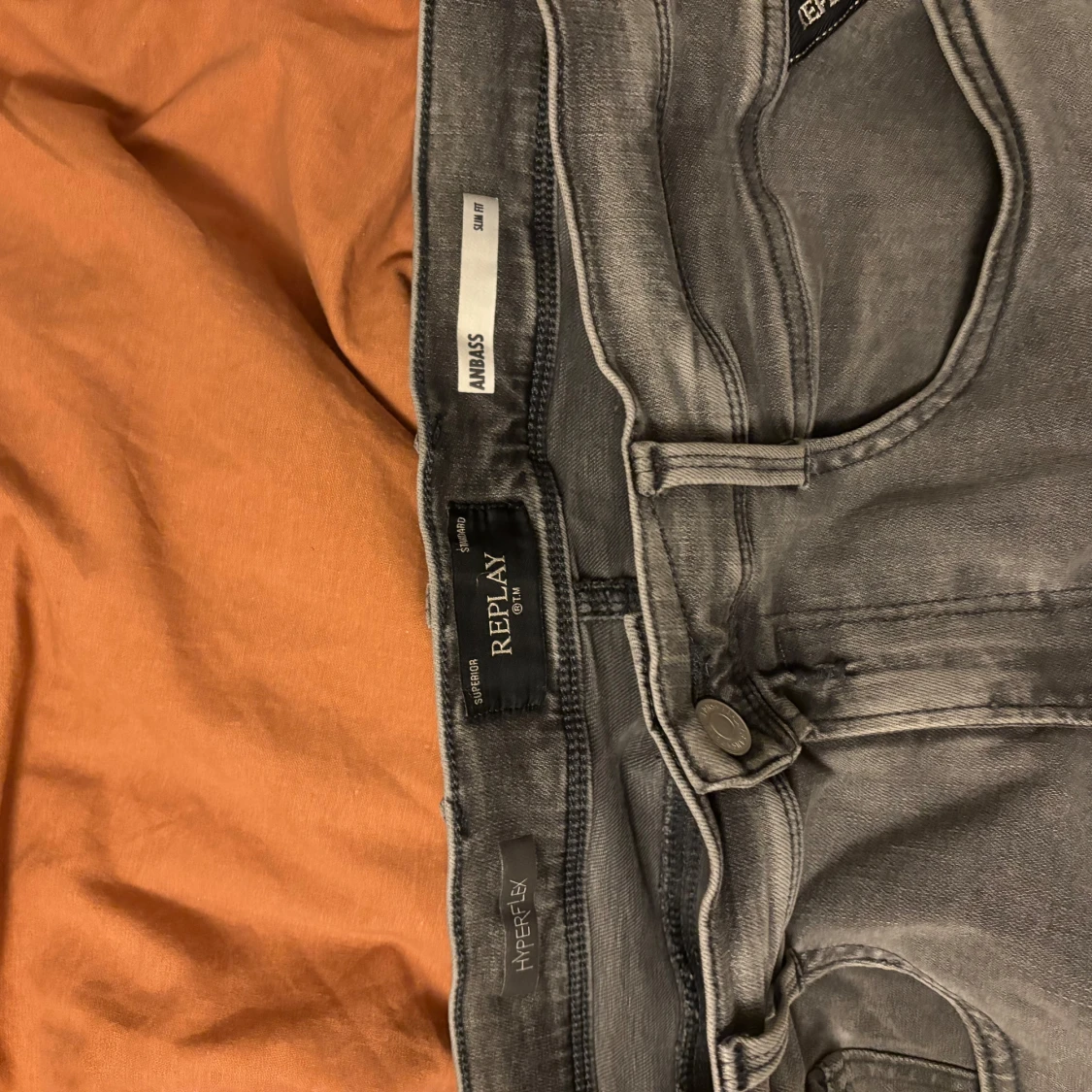 Grå Replay Hyperflex jeans - 2