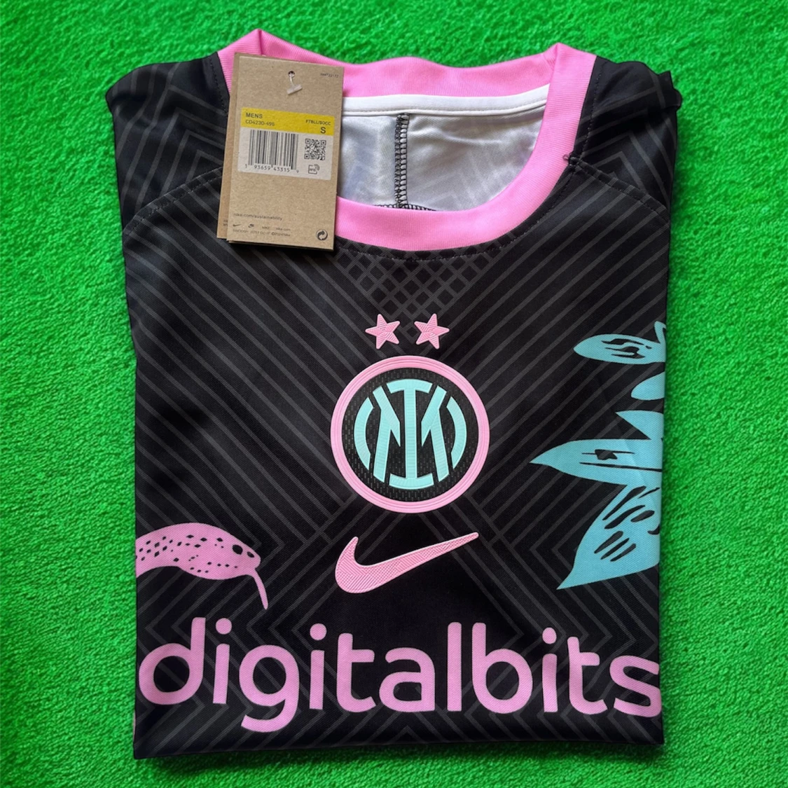 Inter Milan x Nike svart fotbollströja - 2