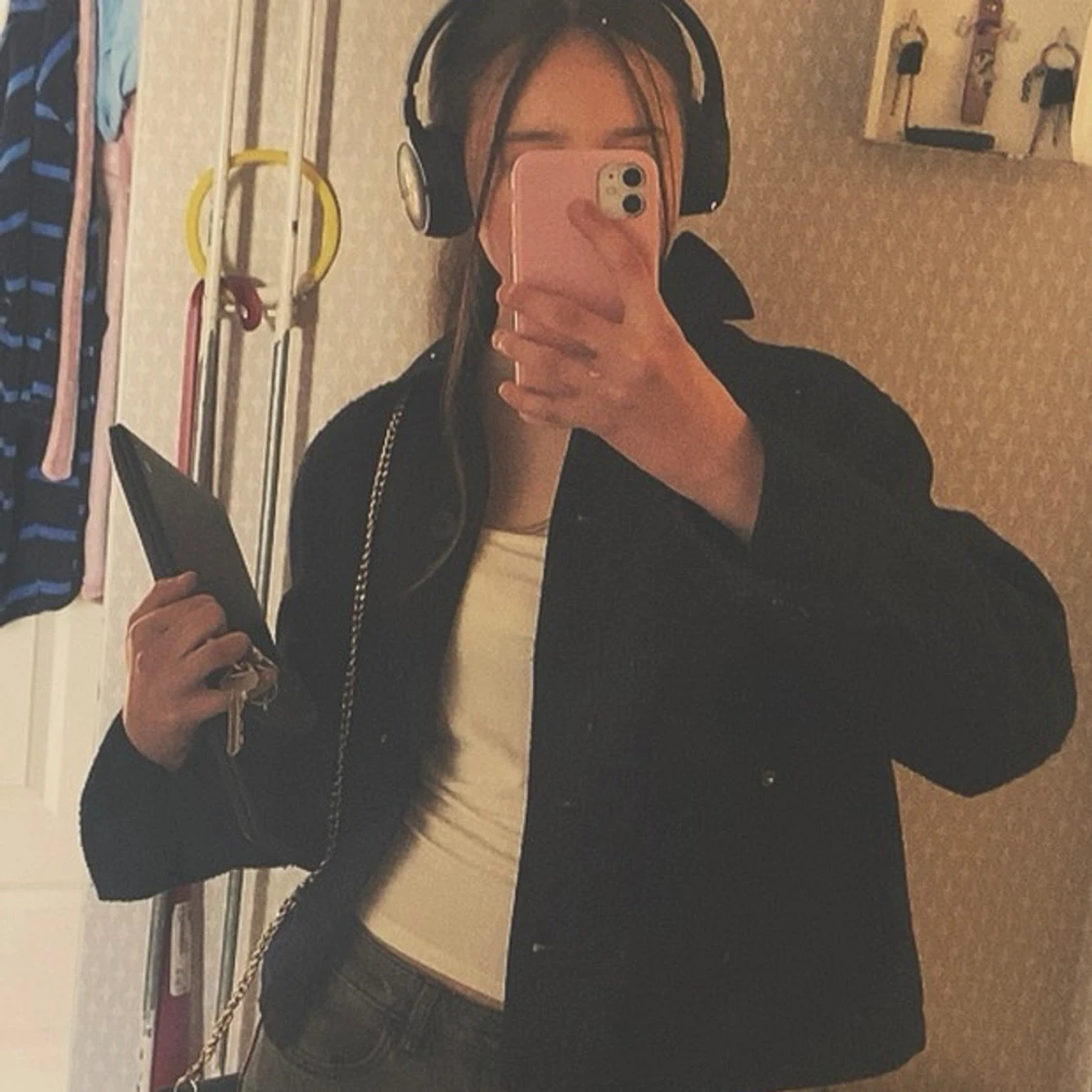 Mörkblå jacka från H&M, storlek 164