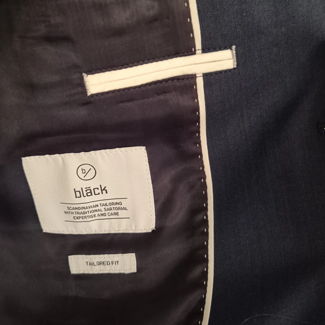 Blå kostym från Bläck Tailored Fit - 3