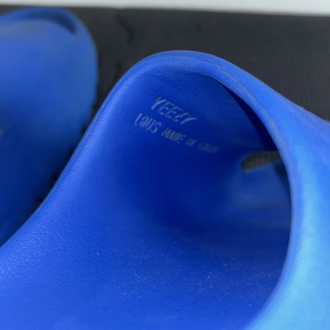 Blå Adidas Yeezy Slides - 3