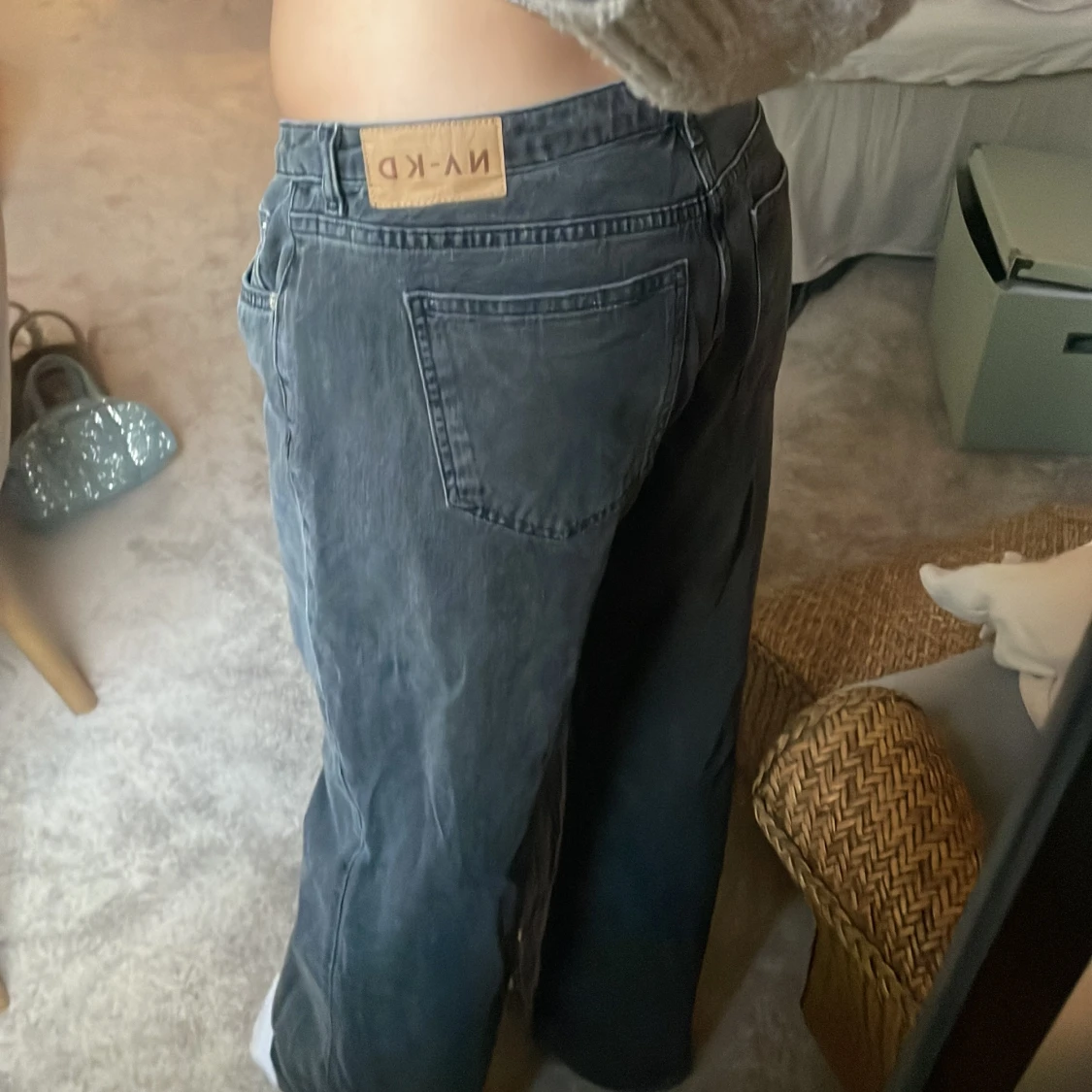 NA-KD low straight jeans - 2