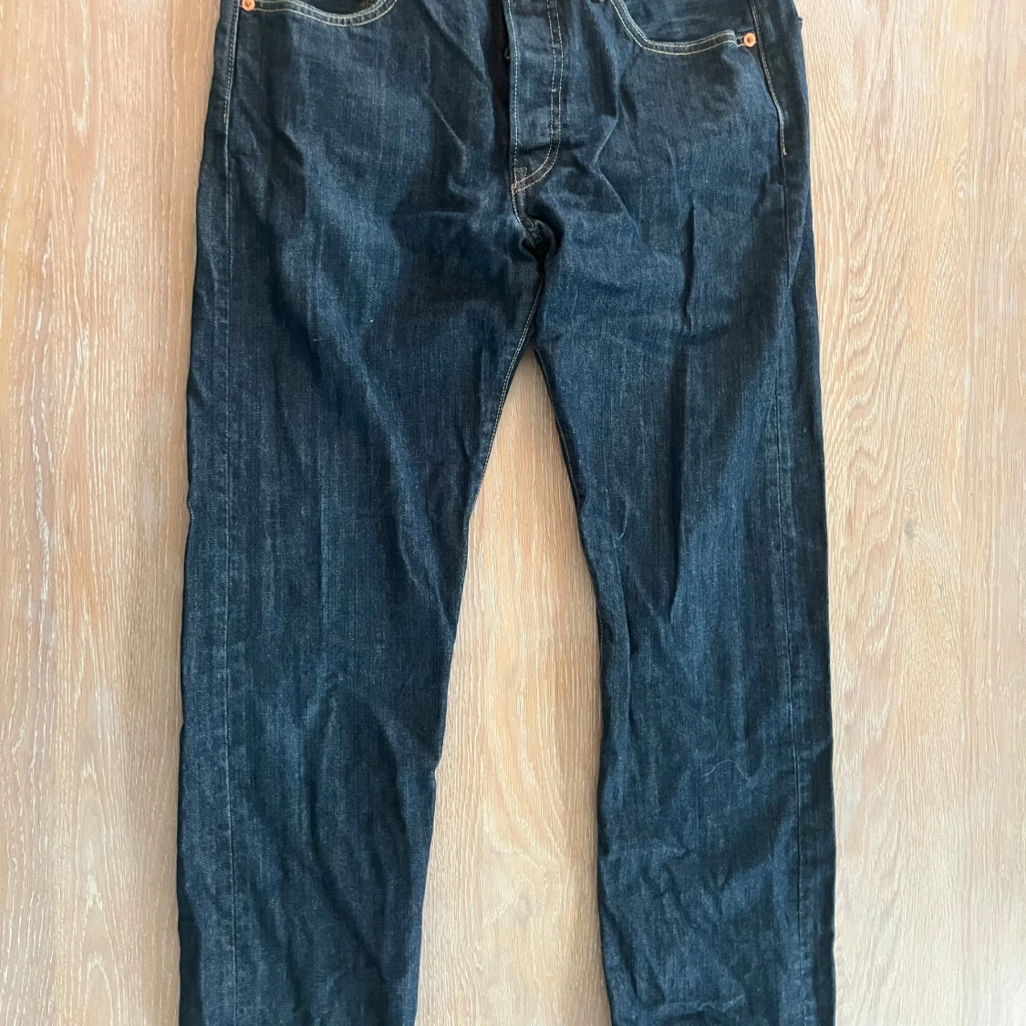 Levi's 501 mörkblå jeans