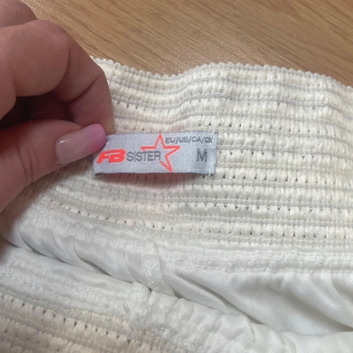 Vita virkade shorts från FB Sister - 3