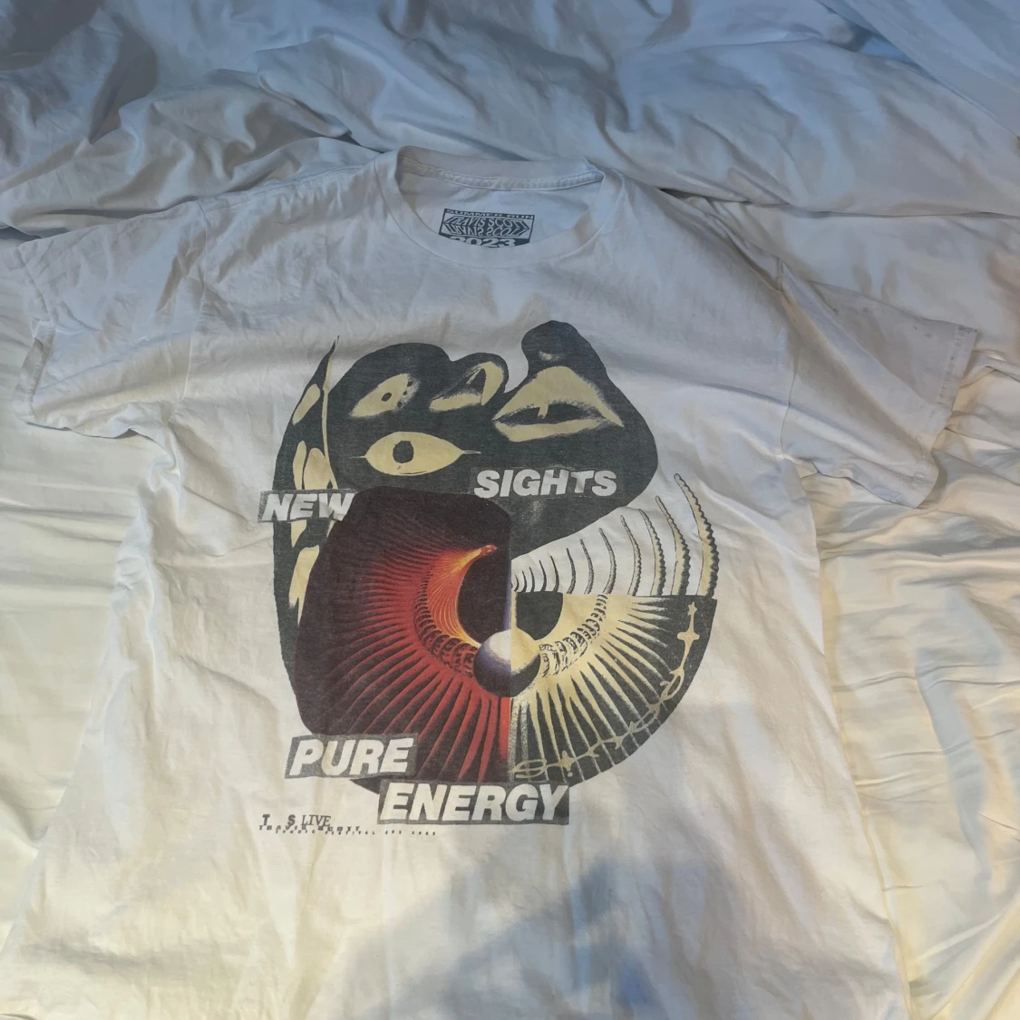 Travis Scott graphic tee Merch 2023 lollapalooza 