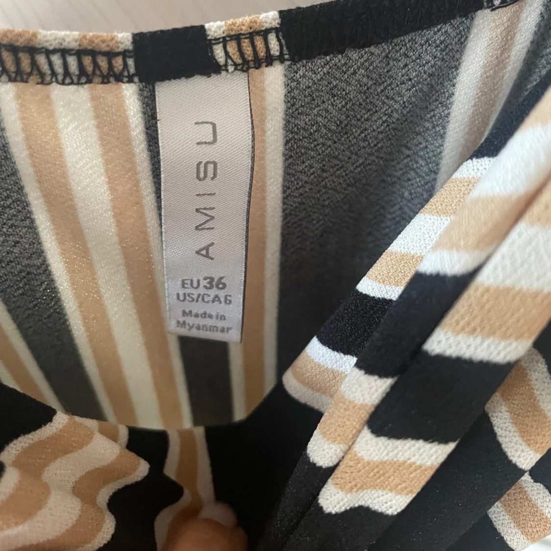 Randig långklänning från Amisu - 1