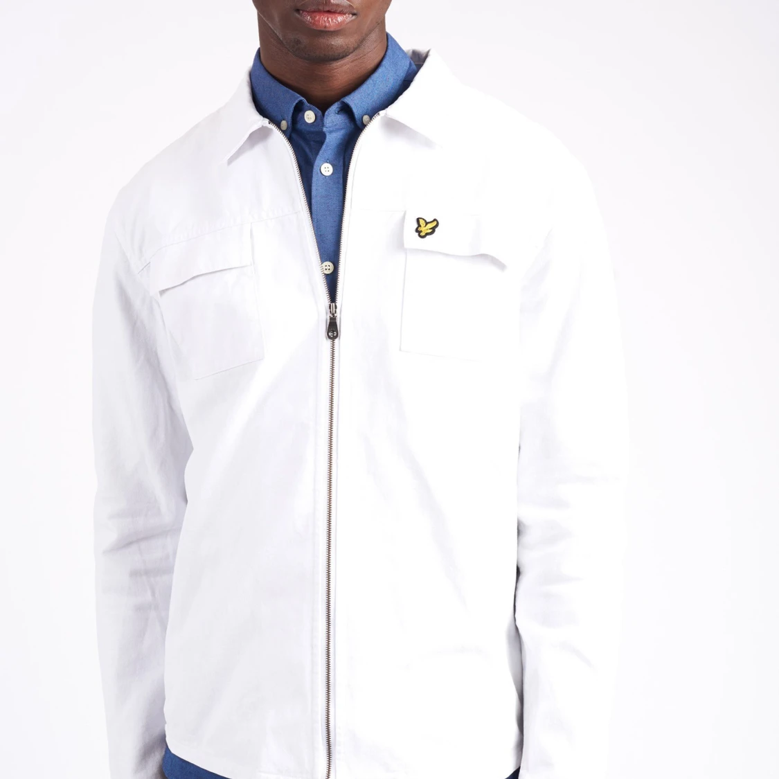Vit overshirt från Lyle & Scott