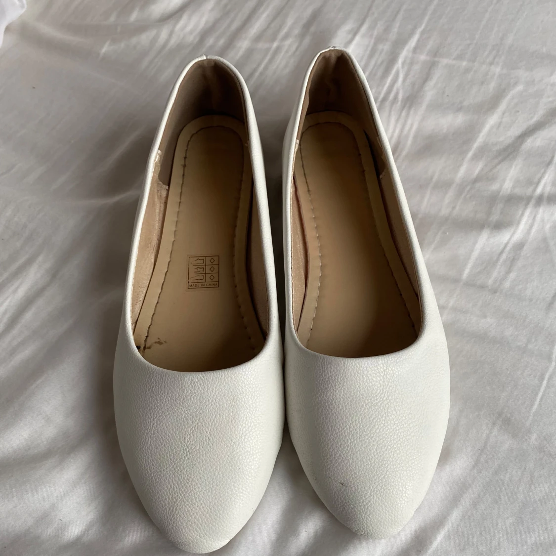 Vita ballerinaskor - 1