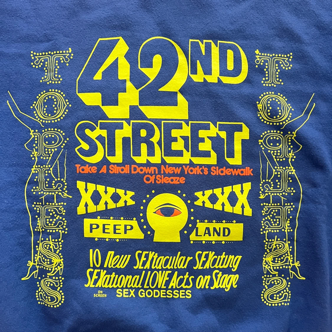 Milk Crate - Blå 42nd Street sweatshirt i medium - 1