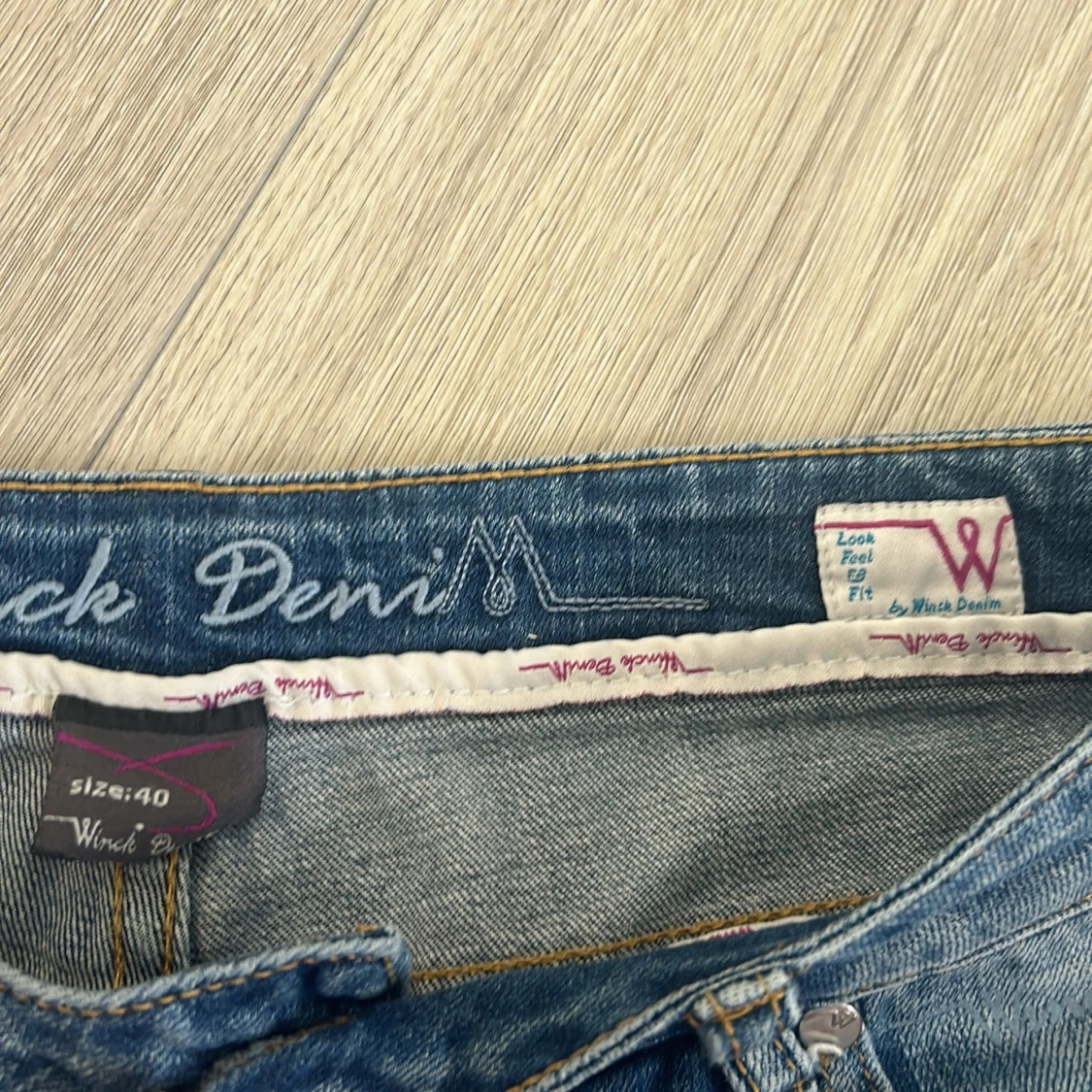 lowrise denim jeans - 3