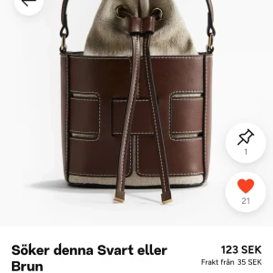 Hm väska  - Söker denna väska från hm antingen i brun elr svart, hör av er!!