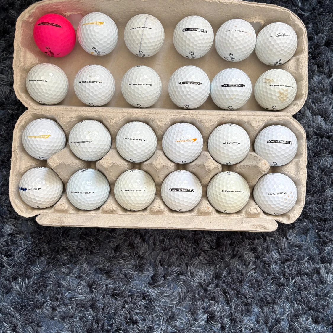 24 st Callaway bollar mix, 10 kr per boll - 1