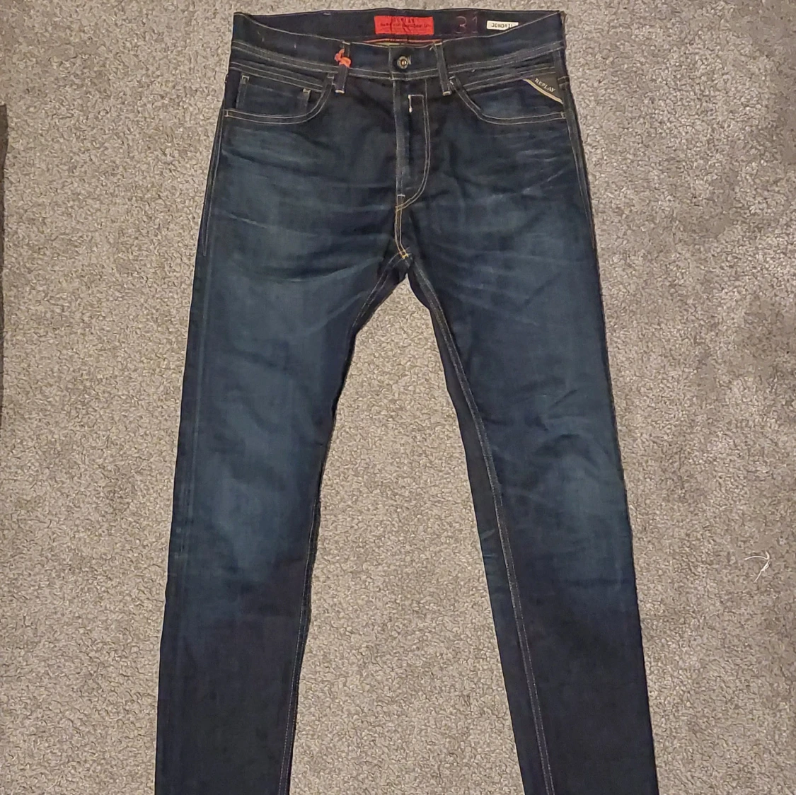 Mörkblå Replay Jondrill Jeans - 2