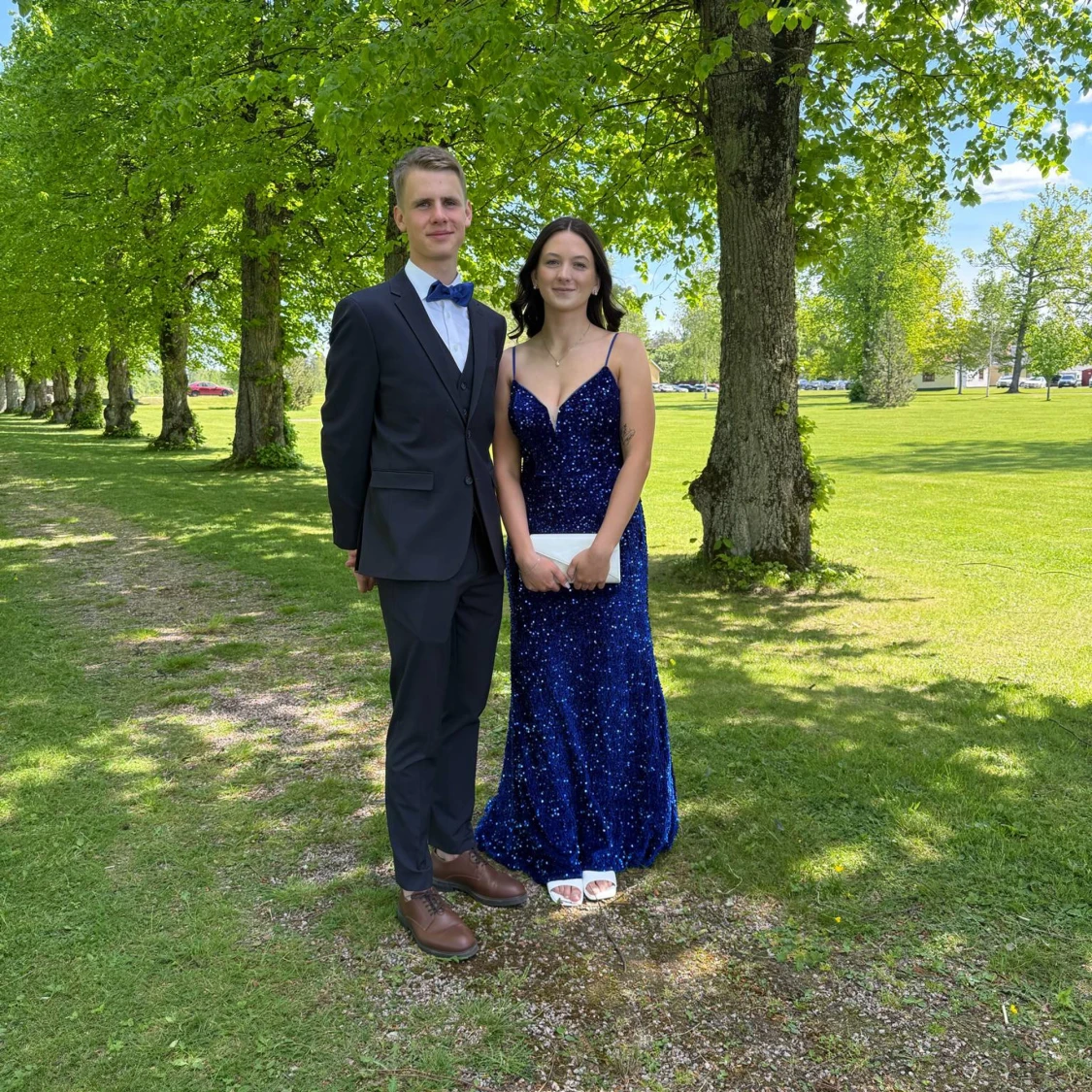 Blå balklänning - 3