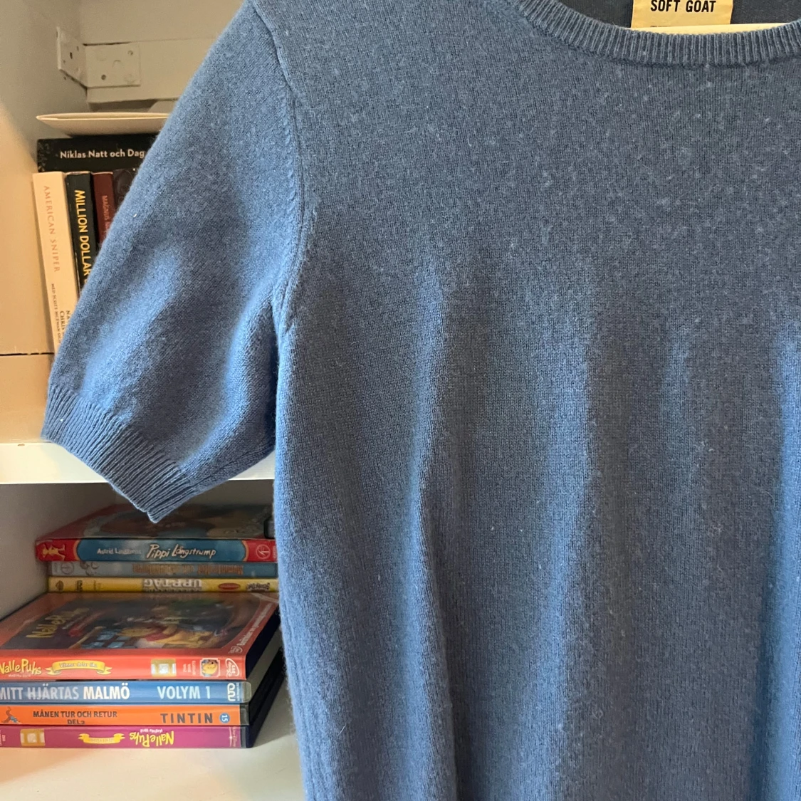 Blå kashmirtröja från Soft Goat - 3