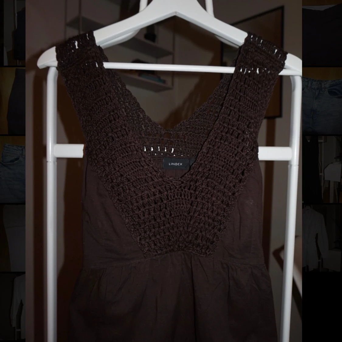 Brun långklänning från Lindex - 1