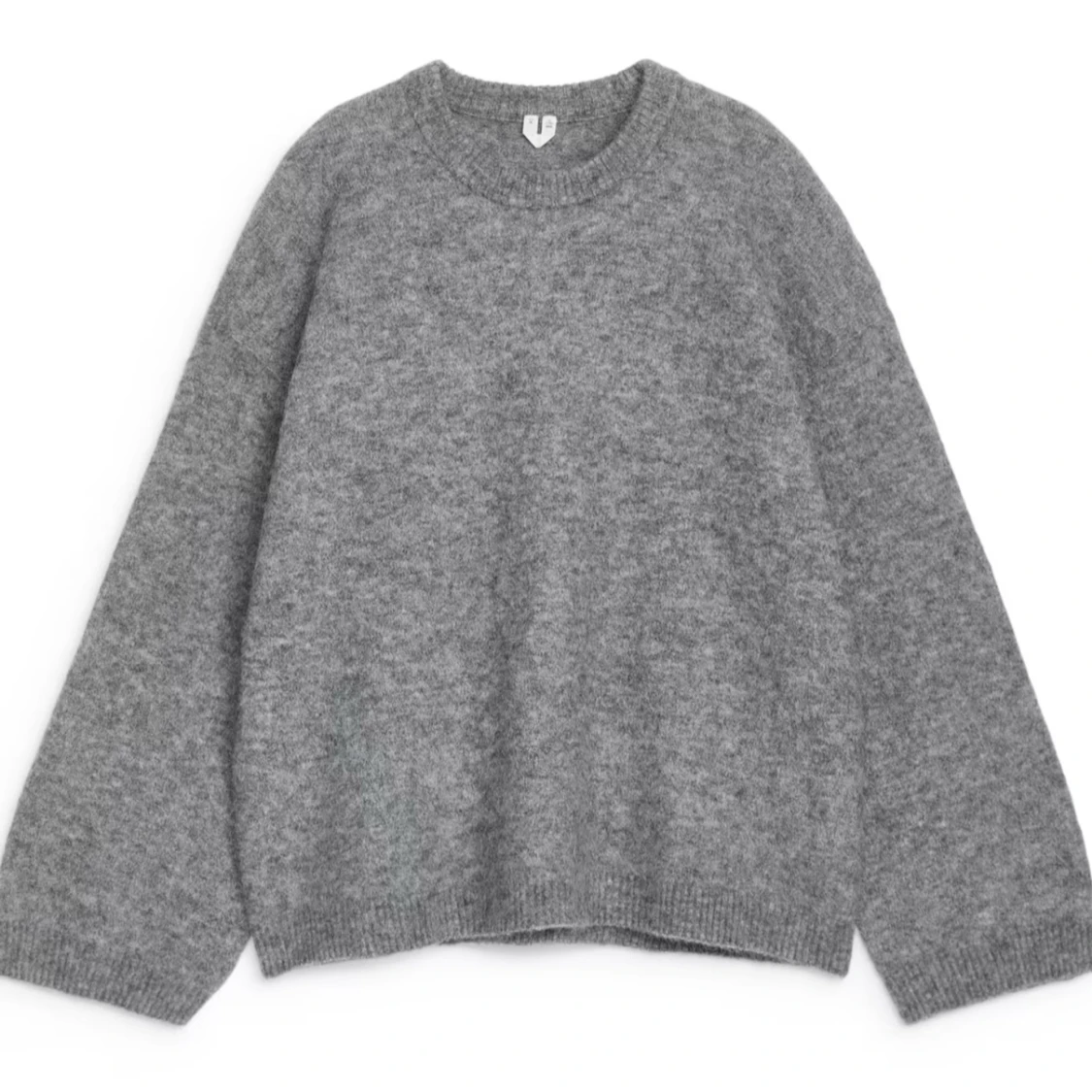 Grå stickad tröja från & hm