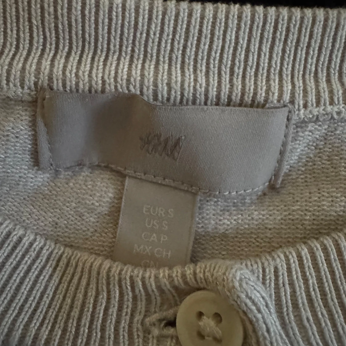 vit kofta från H&M, storlek S - 2