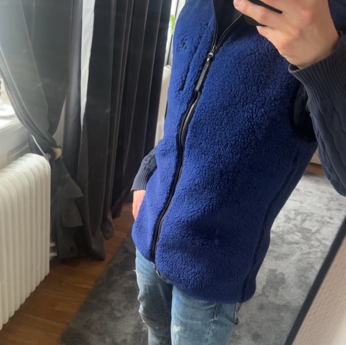Blå fleeceväst från J.Lindeberg - 2