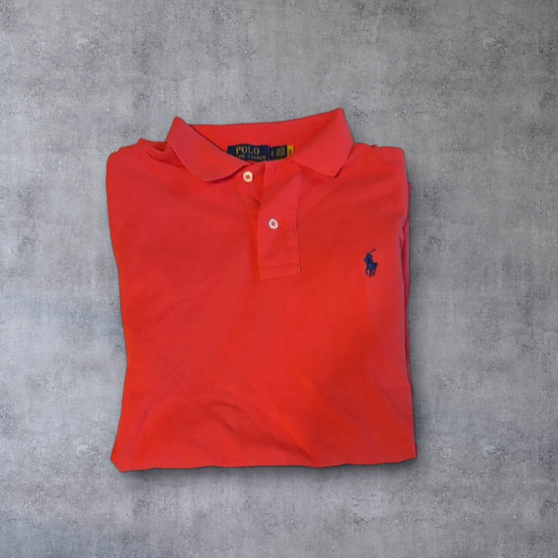 Röd pikétröja från Ralph Lauren