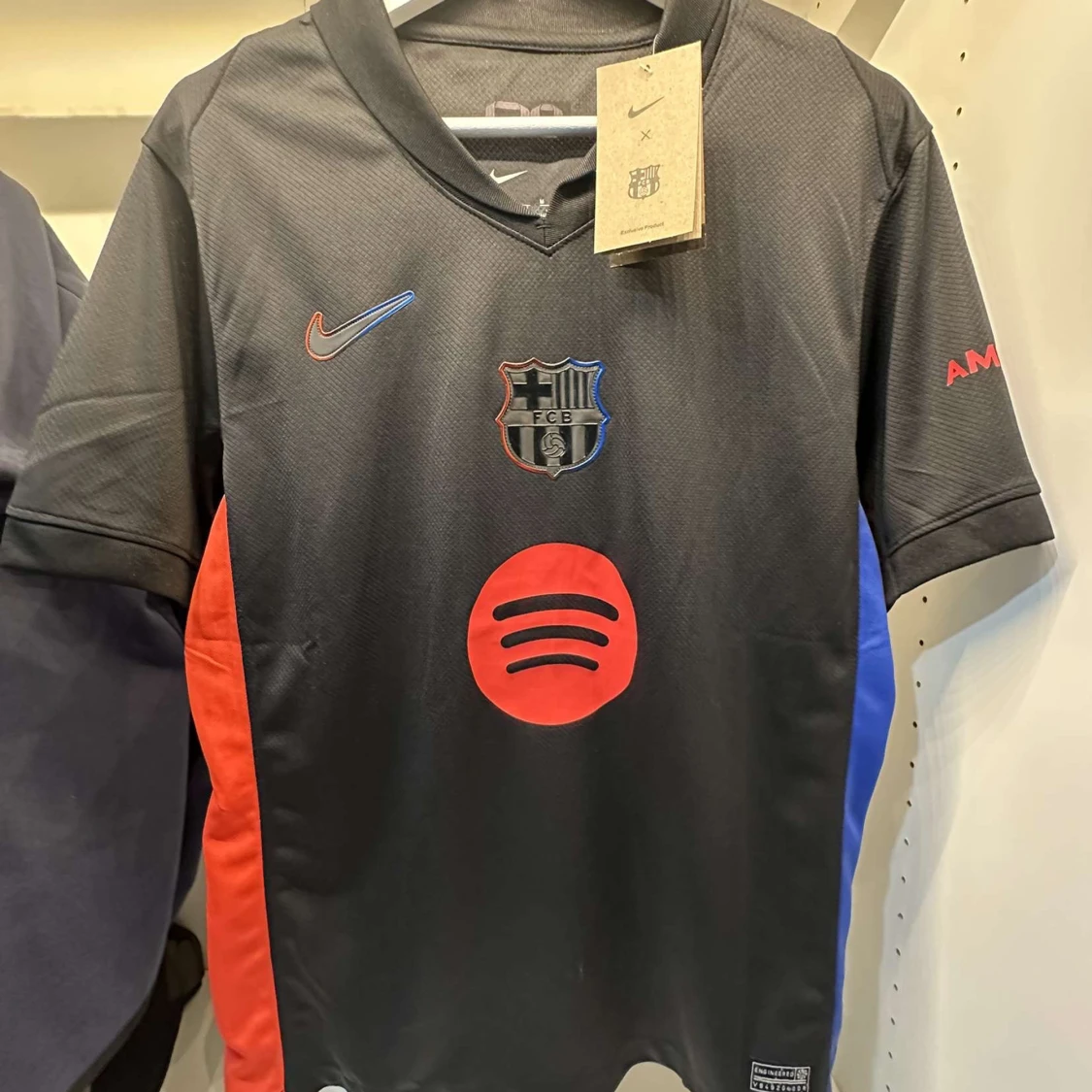FC Barcelona svart Nike fotbollströja