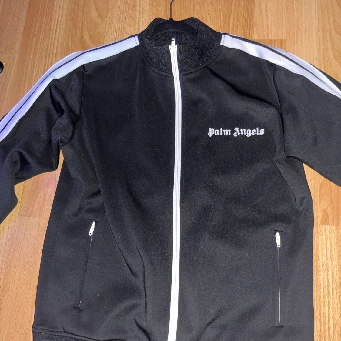 Svart vindjacka från Palm Angels