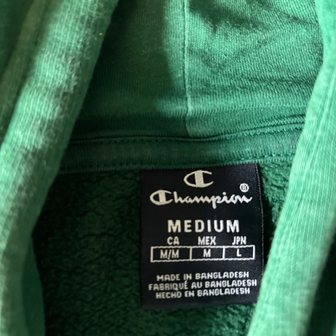 Grön Champion hoodie med logga - 3