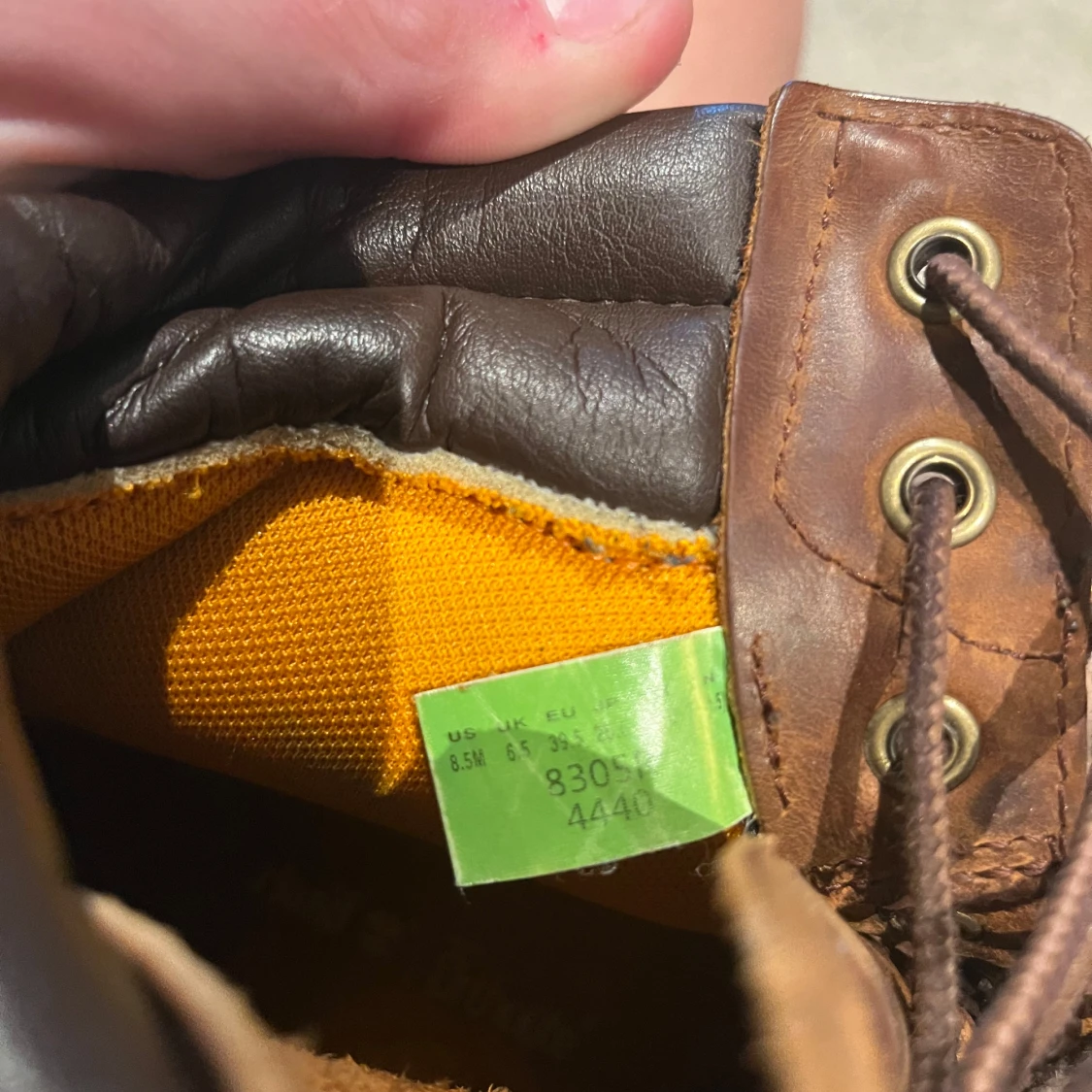 Bruna Timberland boots i skinn - 4