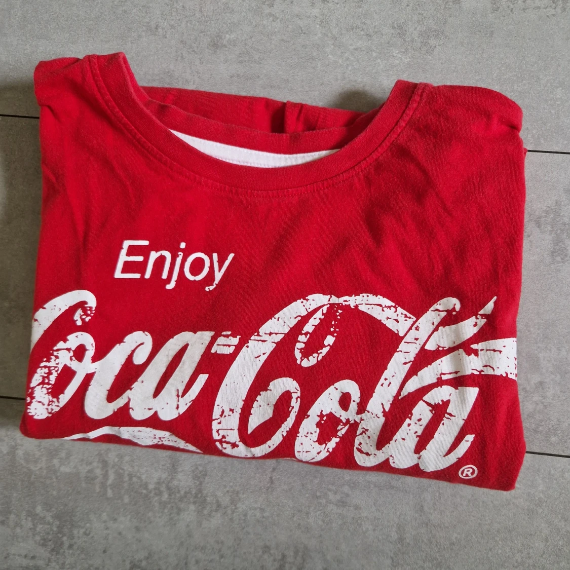 Röd Coca-Cola t-shirt