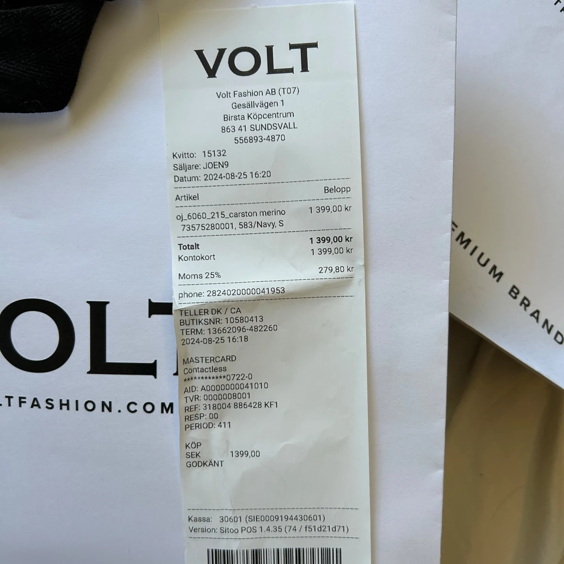 Oscar Jacobson tröja, S - 3