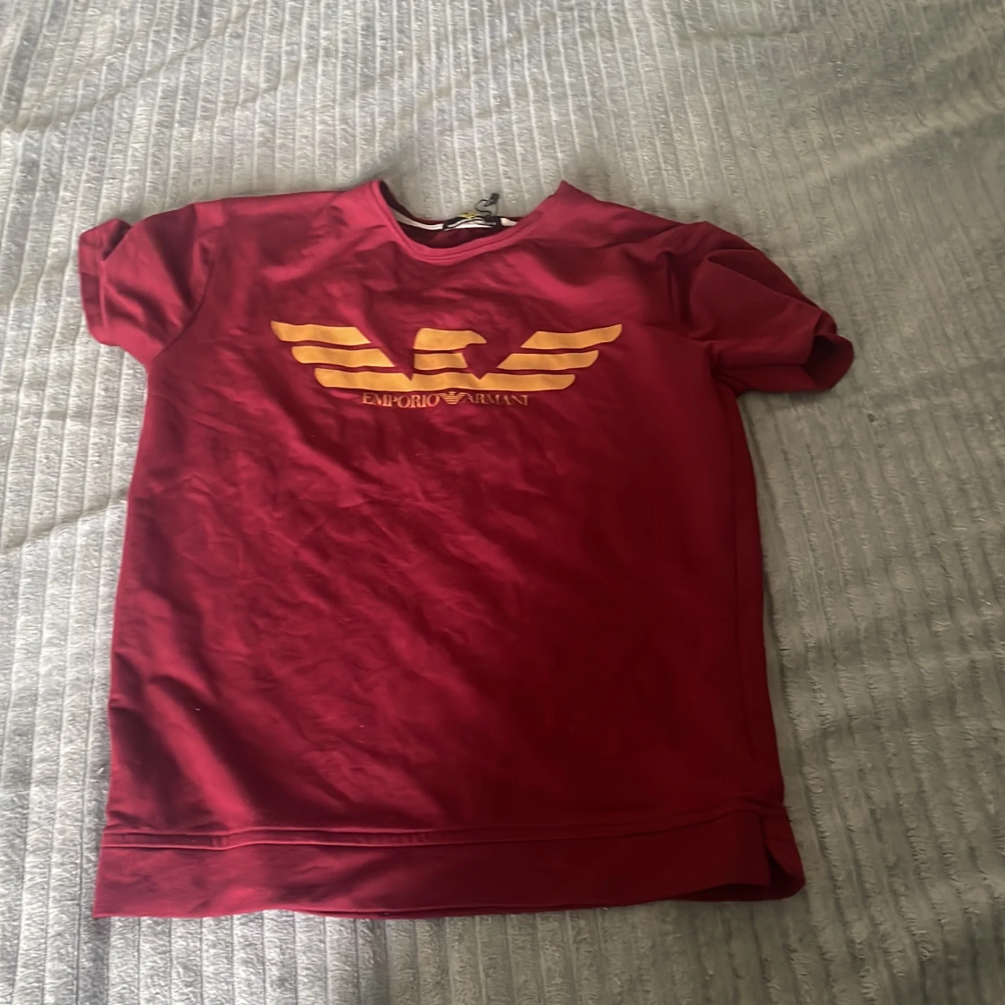 Vinröd Emporio Armani t-shirt
