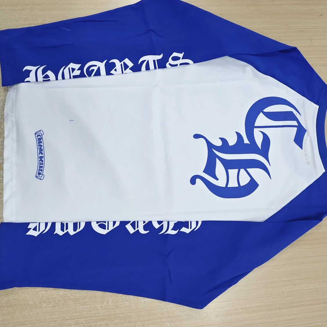 Blåvit långärmad tröja Chrome Hearts - 1