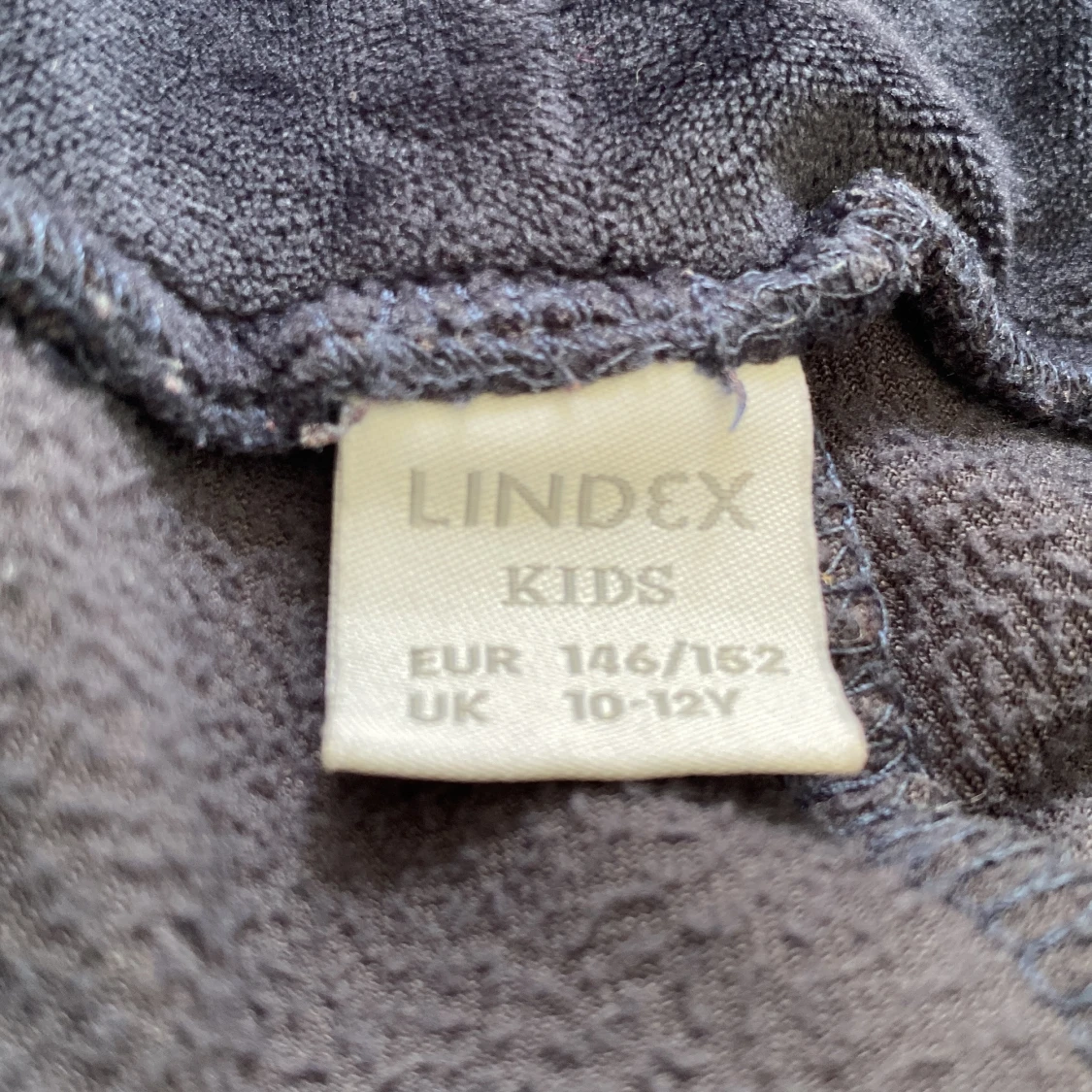 Mörkblå mjukisbyxor i fleece - 4