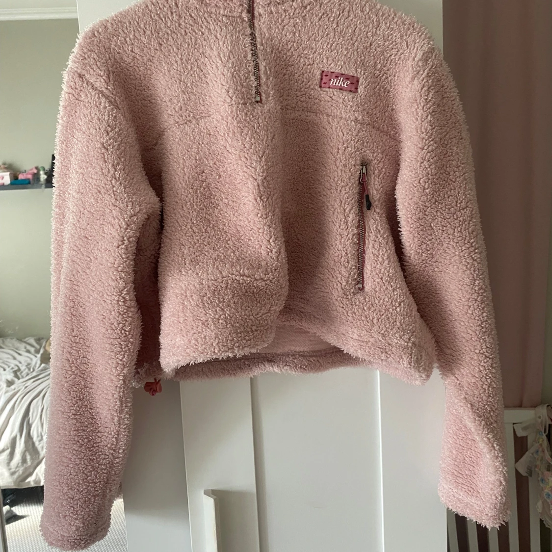 Rosa fleece half zip från Nike - 1