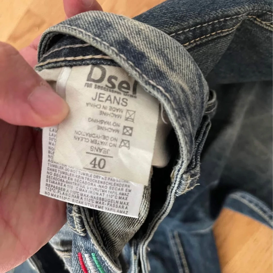 Blå jeans från Dsel, storlek 40 - 3