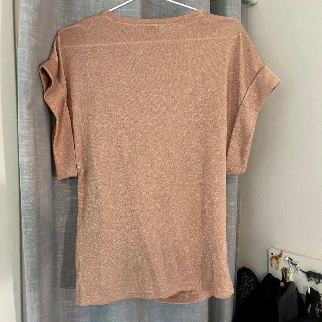 Glittrig beige topp  - 2