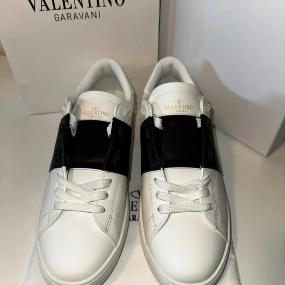 Valentino Garavani calfskin open sneaker