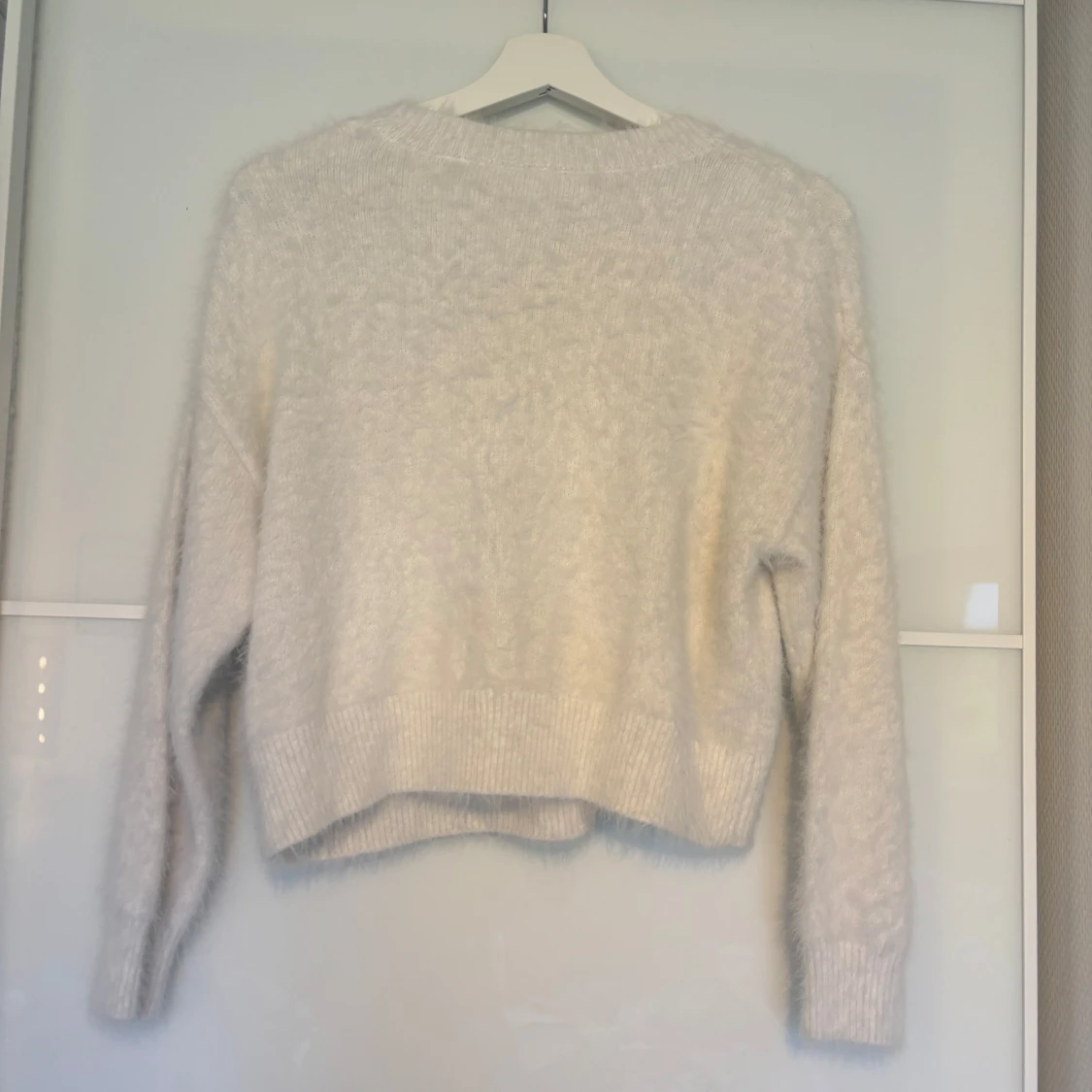 Vit stickad tröja från H&M Divided - 1