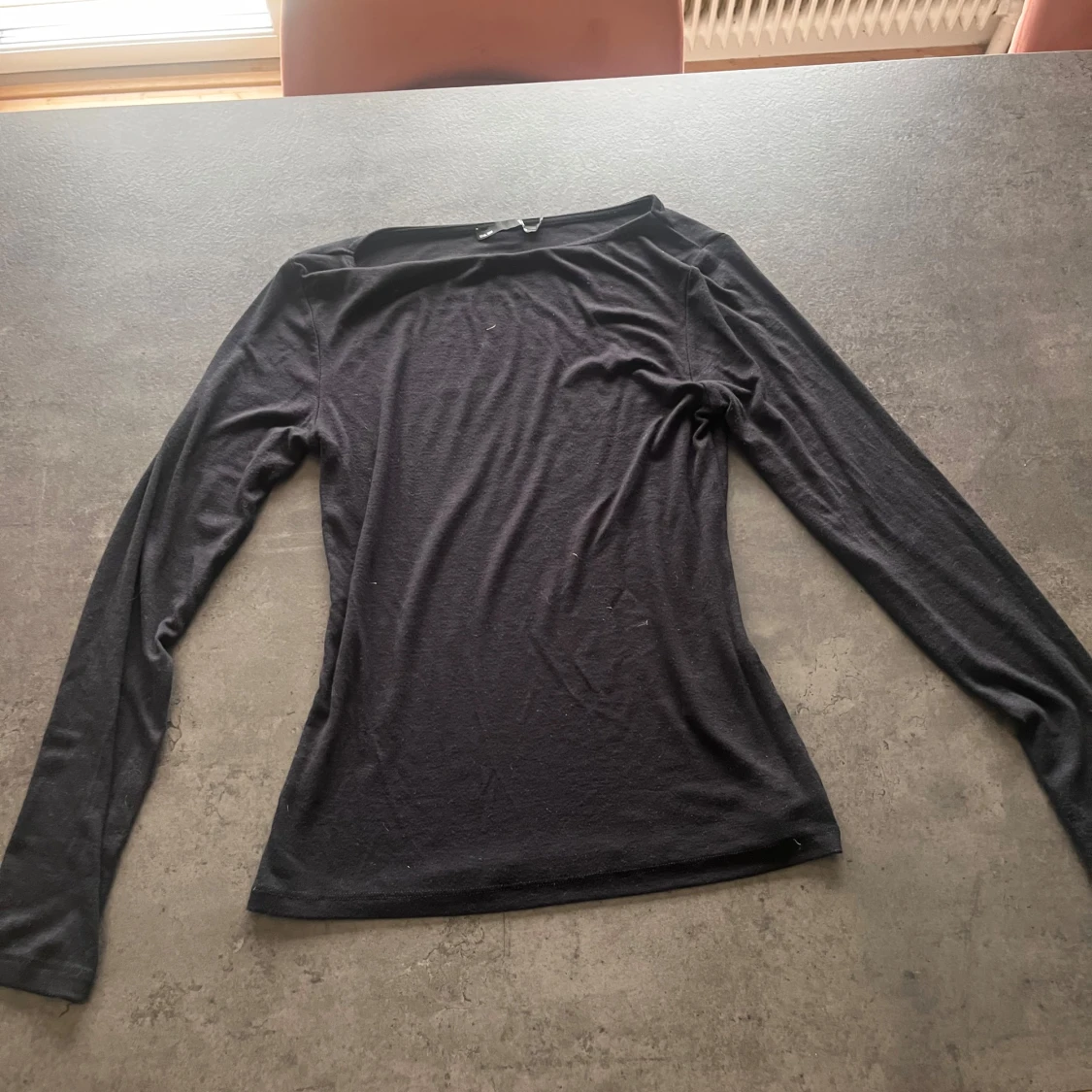 Svart långärmad topp från 157