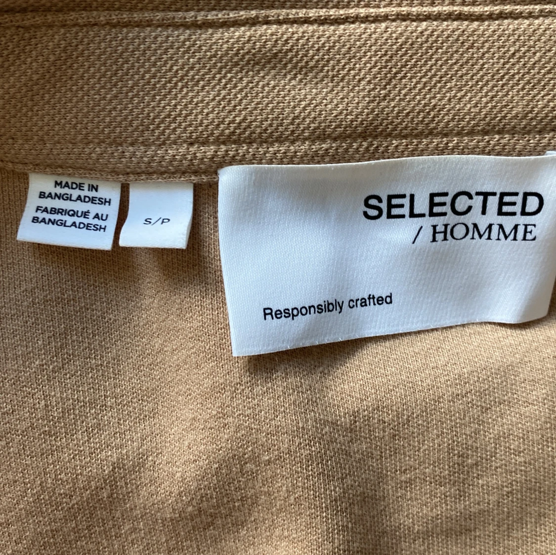 Beige overshirt från Selected Homme - 2