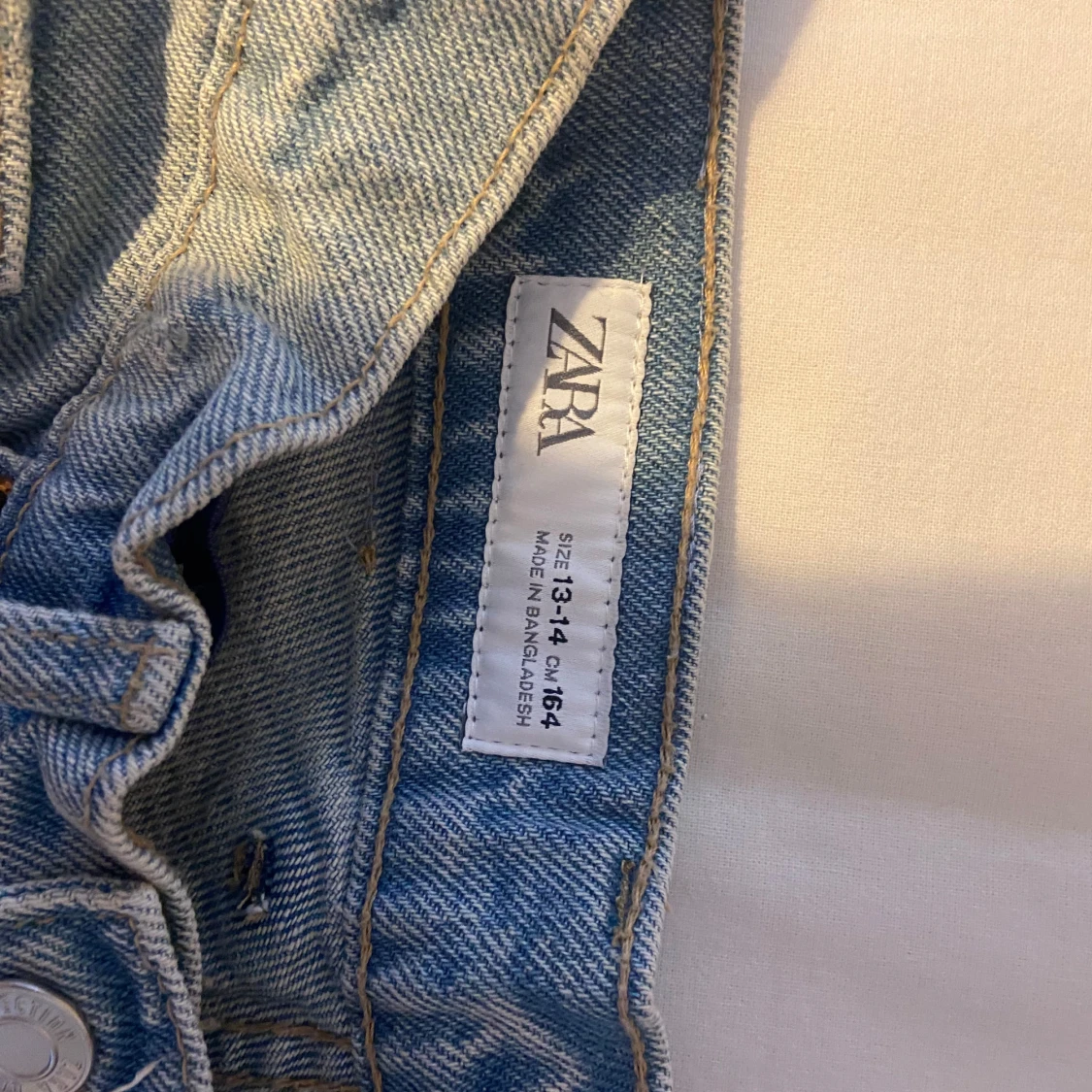 Blå jeansshorts från Zara - 2