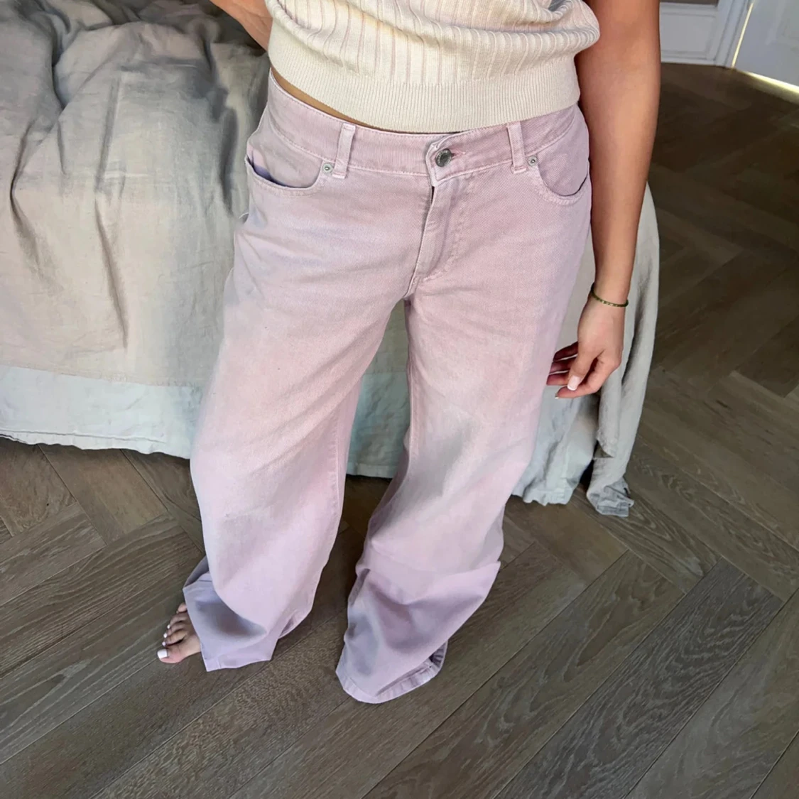 Jeans dusty pink - 2