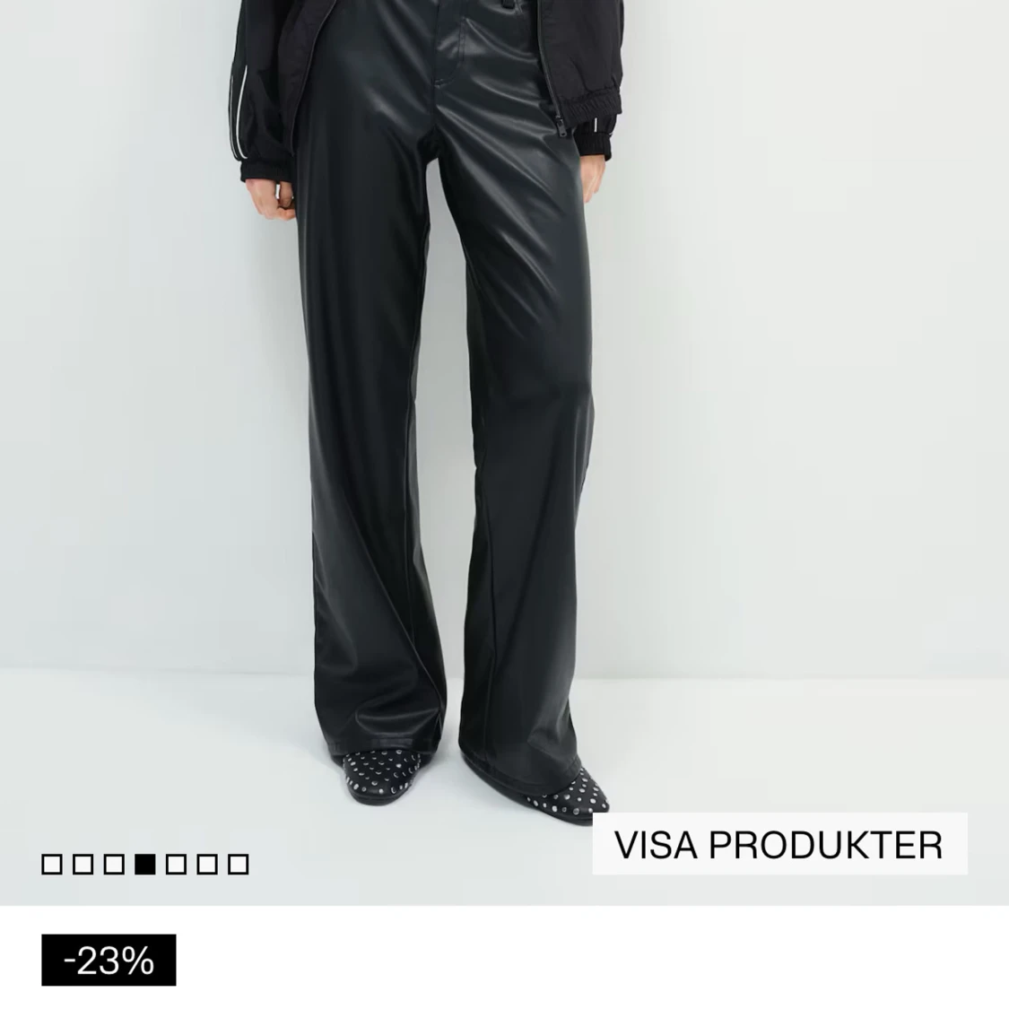 Svarta skinnbyxor - 2