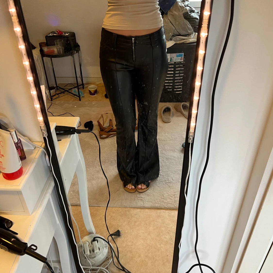 skinnbyxor bootcut lågmidjade från new yorker