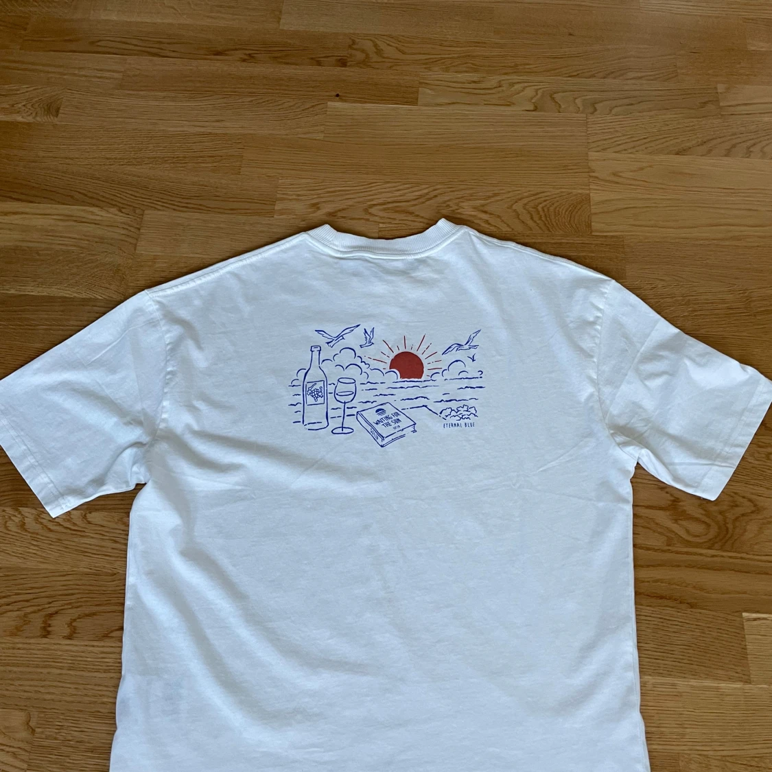 Vit t-shirt från Solid