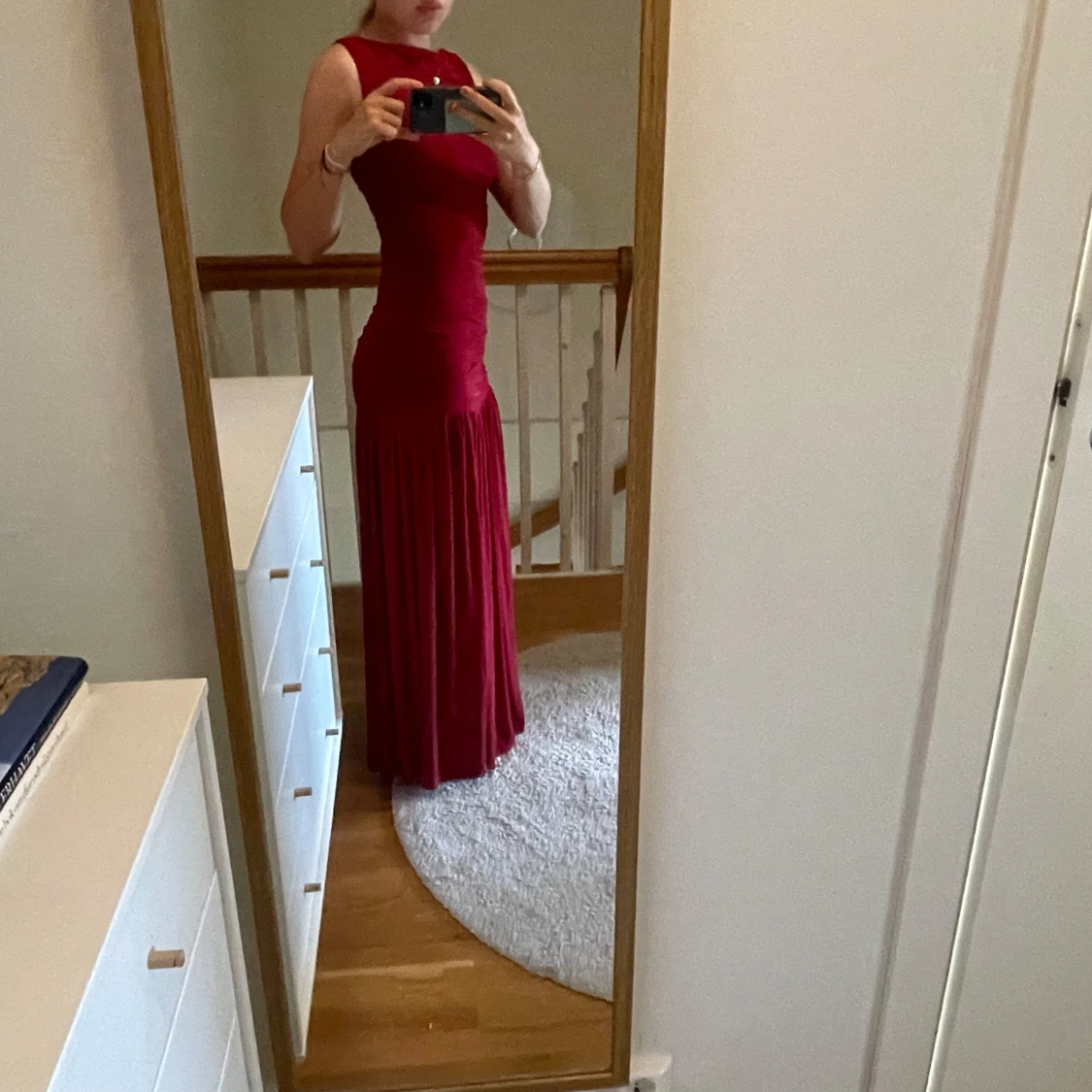 Röd långklänning från Peppermayo - 2