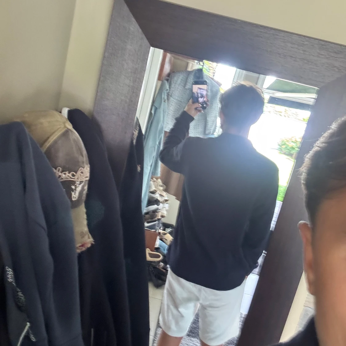 Mörkblå ralph lauren zip hoodie - 4