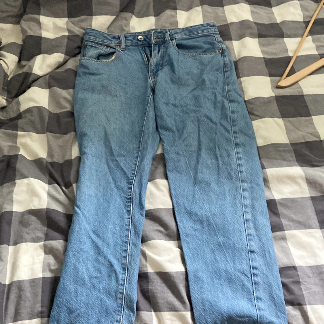 Blå raka jeans från Vaillent M - 2