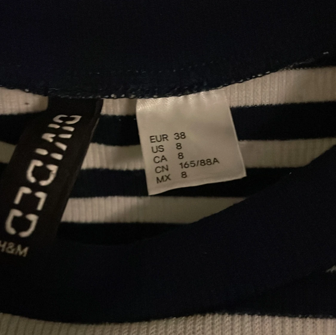 Randig kortklänning från H&M Divided - 1